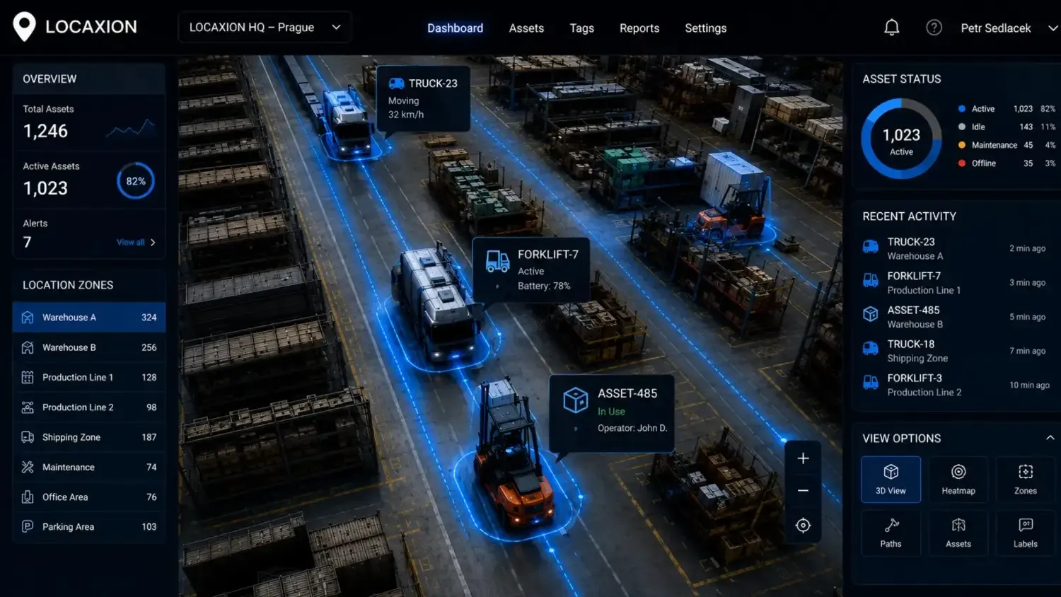 RTLS for Facility-Wide Visibility